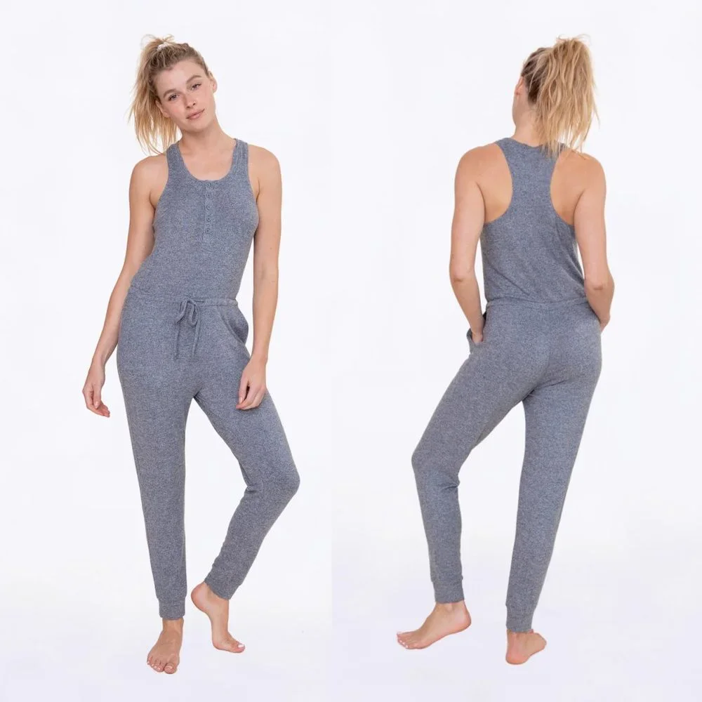 Claire Brushed Lounge Jumpsuit